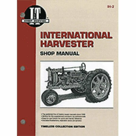 AFTERMARKET Shop Manual Collection I&T for IH-2 International Harvester F20 F12 F14 IH2